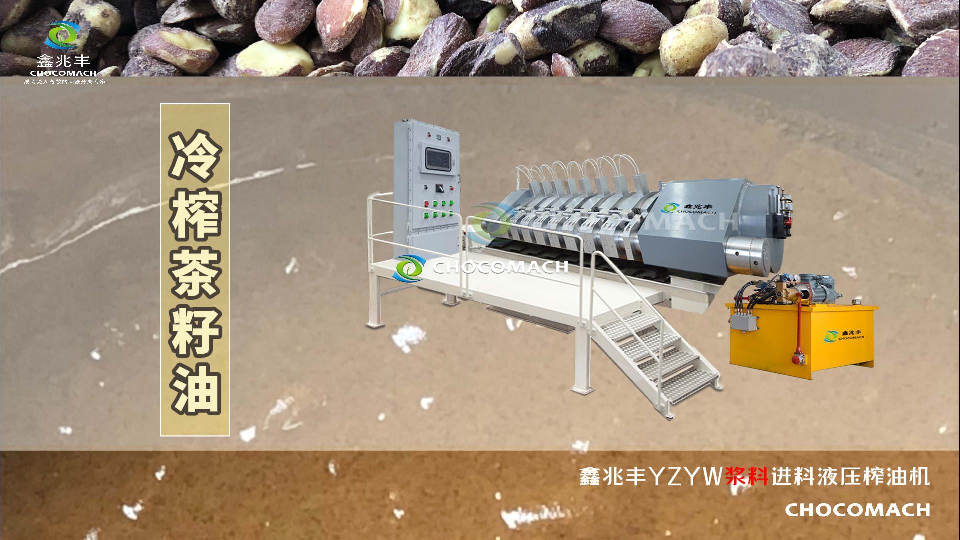 YZYW全自動(dòng)茶籽榨油機(jī)冷榨茶籽油